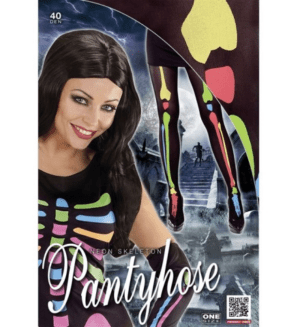 Collant scheletro neon 40 den