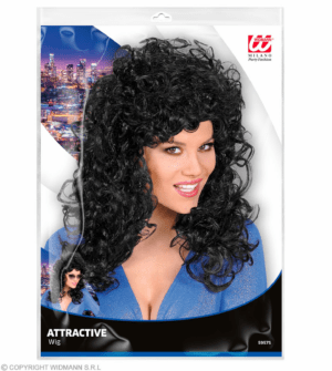 Parrucca attractive nera
