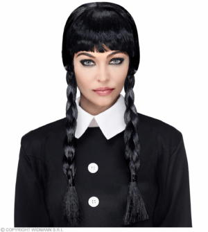 Parrucca dark girl mercoledi