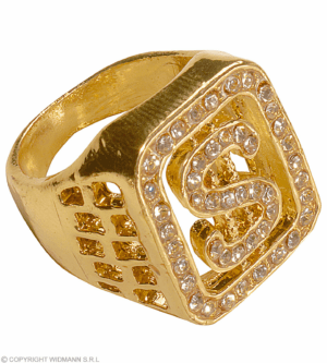 Anello soldi con strass