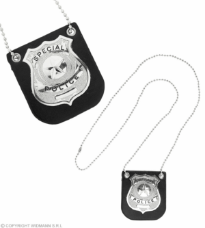 Collana distintivo polizia