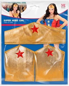 Tiara e Bracciali Super Hero Girl