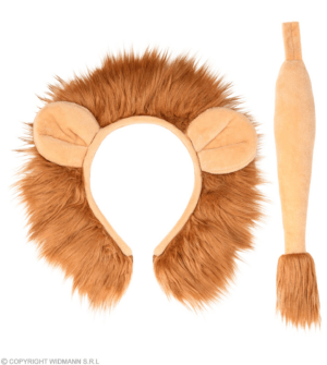 Set Leone copricapo, coda