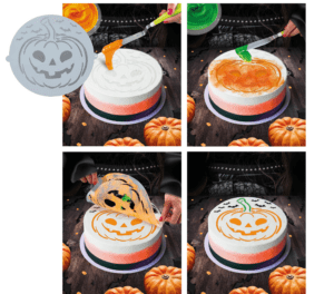 Stencil  zucca decorazione  torte, 25 cm