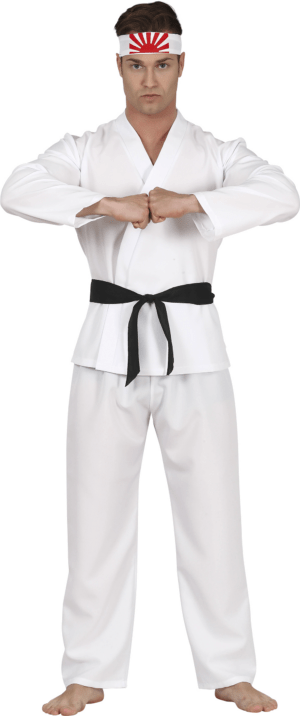 Vestito da Cobra Kai Bianco Karate