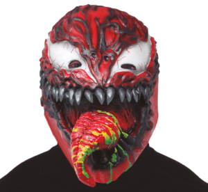 Maschera villano veleno rosso
