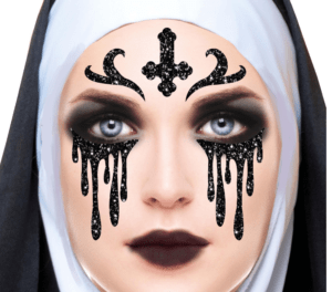 Kit Trucco Glitterato da Suora