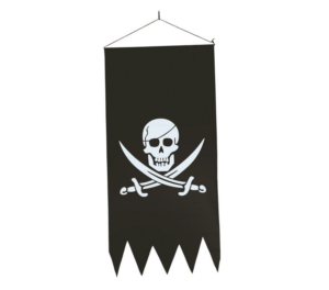 Bandiera pirata 40x80 cm