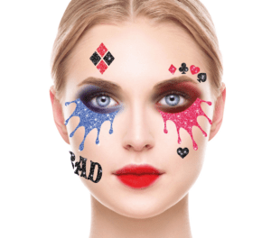 Kit per il trucco Glitterato Harley bambina pericolosa
