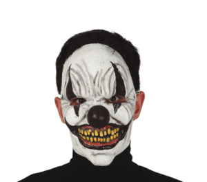 Maschera pagliaccio in lattice