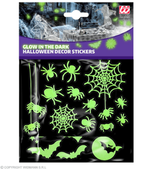 Adesivi Decorativi Fosforescenti per Halloween