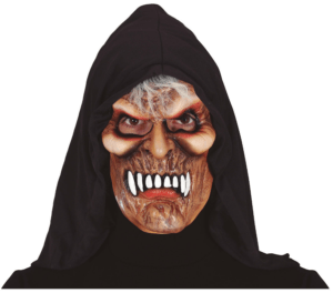 Maschera vampiro con cappuccio