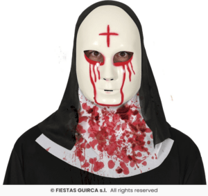 Maschera da suora satanica