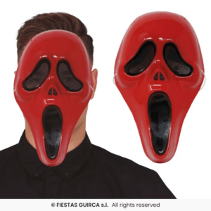 Maschera di Halloween Rossa Scream