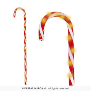 Finto Bastoncino di zucchero con luce, 70 cm