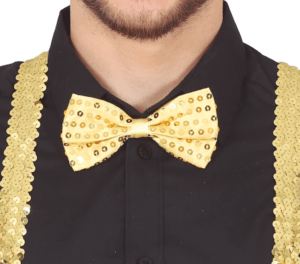 Papillon Paillettes Oro