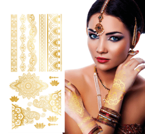 Tatuaggio orientale oro