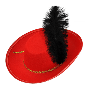 Cappello Moschettiere con Piuma, per Bambino