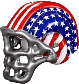 Casco football americano gonfiabile