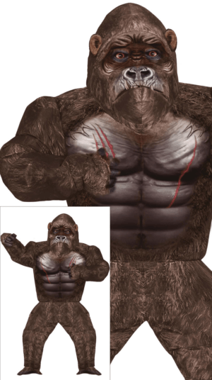 Costume gonfiabile mascotte gorilla