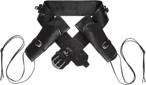 Fondina doppia per pistole in ecopelle