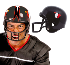 Casco football americano nero