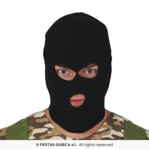 Cappuccio Ladro con Maschera per Adulto Unisex