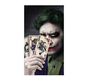 Set di 12 carte jocker malvagio 11 x 20 cm