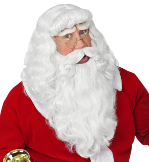 Parrucca babbo natale lusso