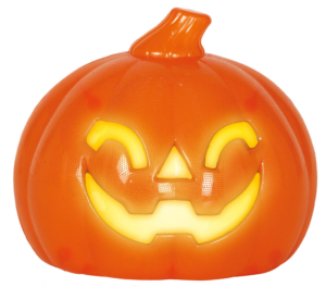 Zucca in plastica con luce10 cm