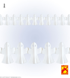 Festone fantasma 3 m