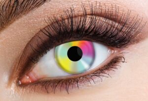 Lenti a contatto hippy cosmetiche giornaliere