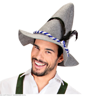 Cappello bavarese con piume