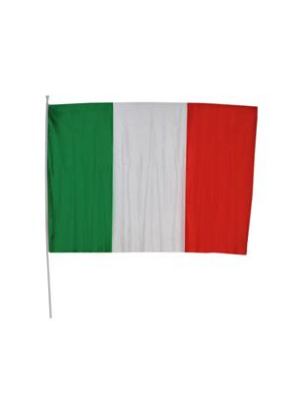 Bandiera Italia su stick 30x45cm
