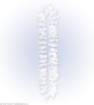 Collana hawaiana bianca