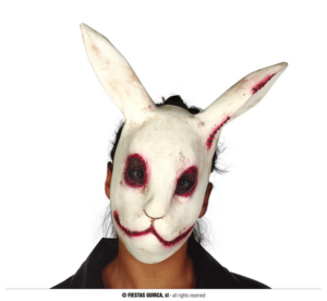 Maschera coniglio spaventoso