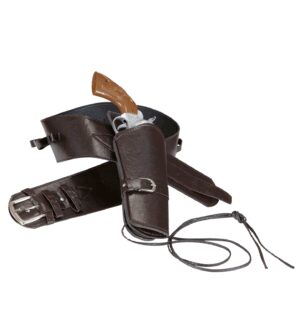 Cinturone con fondina western