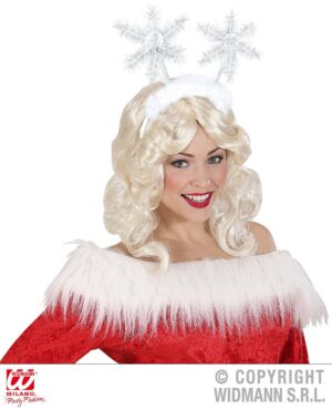 Cerchietto fiocchi di neve frozen crista