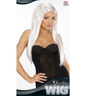 Parrucca glamour bianca