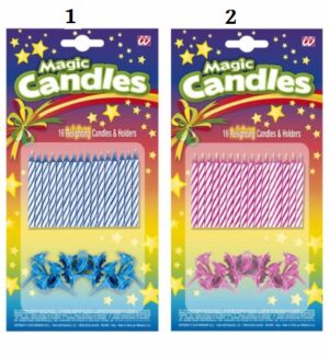 Candeline magiche che si riaccendono pre