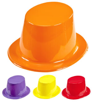 Cappello cilindro colorato