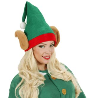 Cappello elfo aiutante di babbo natale