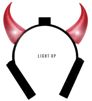 Corna diavolo luminose