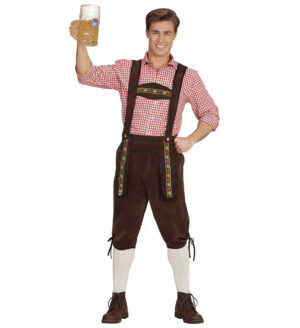 Uomo bavarese lederhosen