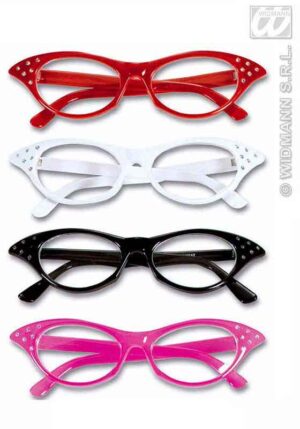 Occhiali anni 60 con strass