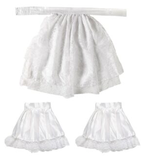 Jabot e polsini in pizzo