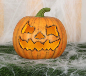 Decorazione in Polistirolo sagomata Zucca 20cm