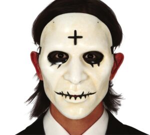 Maschera bianca con croce