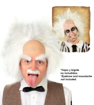 Parrucca da scienziato pazzo einstein
