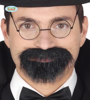 Pizzetto nero con adesivo
